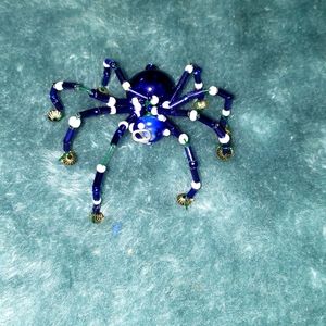 Beaded spider decor